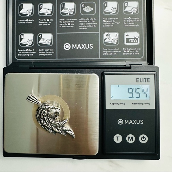 925 Sterling Silver Lion Head Pendant – Bold & Fierce Statement Piece - Picture 6 of 7